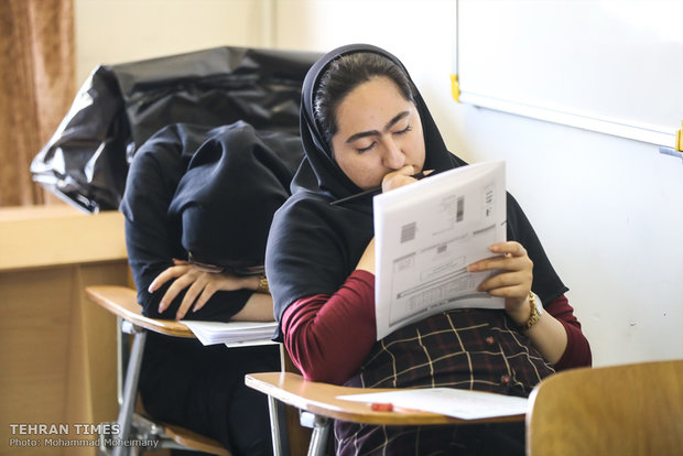 Fierce competition: Iran’s university entrance exam held 