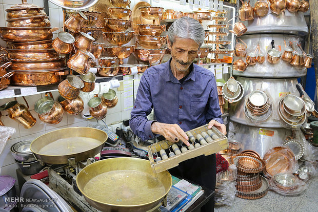 Hamedan's Coppersmith bazaar