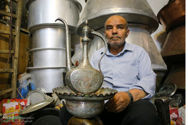 Hamedan's Coppersmith bazaar