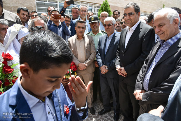 Inauguration of a 32-bed hospital in Fars province