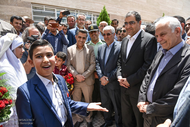 Inauguration of a 32-bed hospital in Fars province