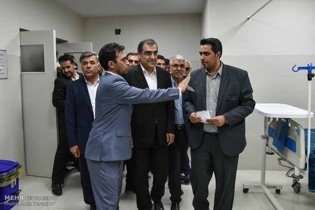 Inauguration of a 32-bed hospital in Fars province