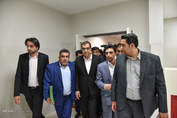 Inauguration of a 32-bed hospital in Fars province