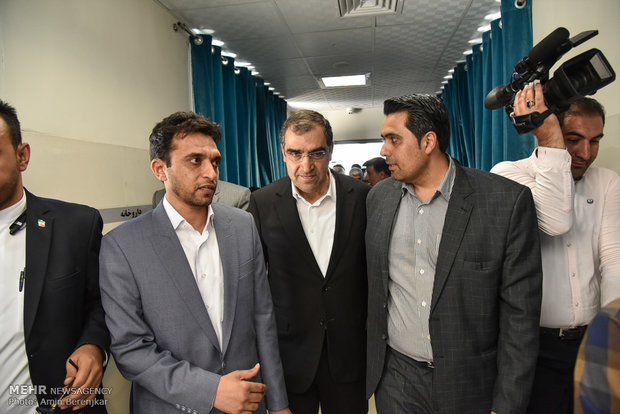 Inauguration of a 32-bed hospital in Fars province