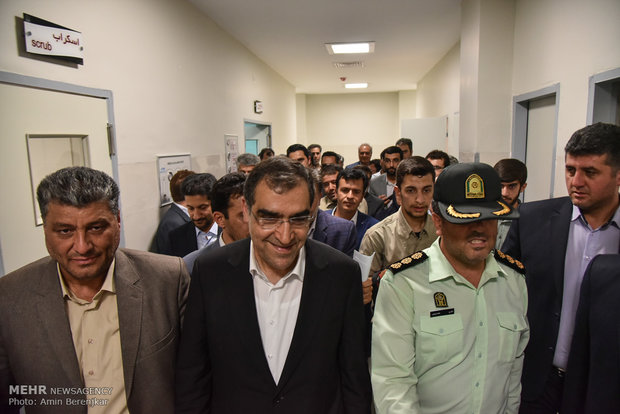 Inauguration of a 32-bed hospital in Fars province