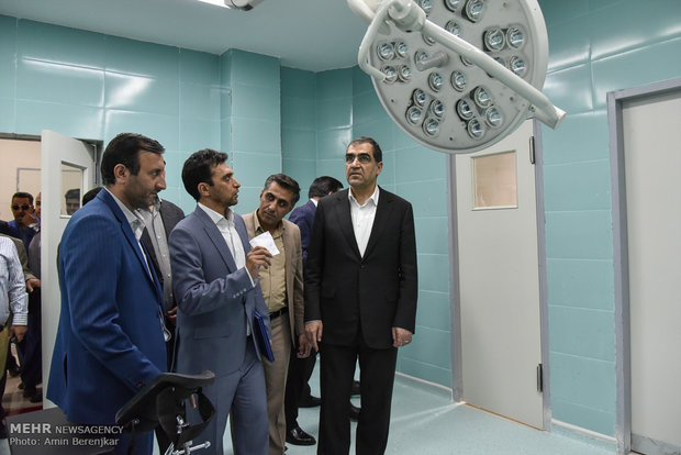 Inauguration of a 32-bed hospital in Fars province