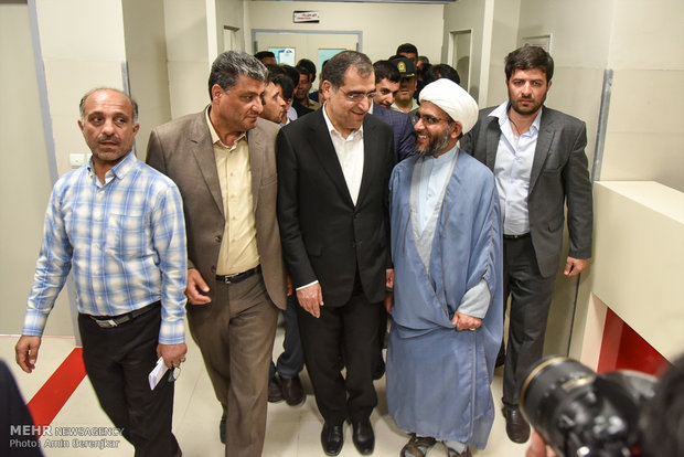 Inauguration of a 32-bed hospital in Fars province