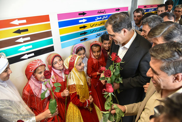 Inauguration of a 32-bed hospital in Fars province