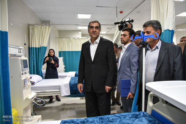 Inauguration of a 32-bed hospital in Fars province