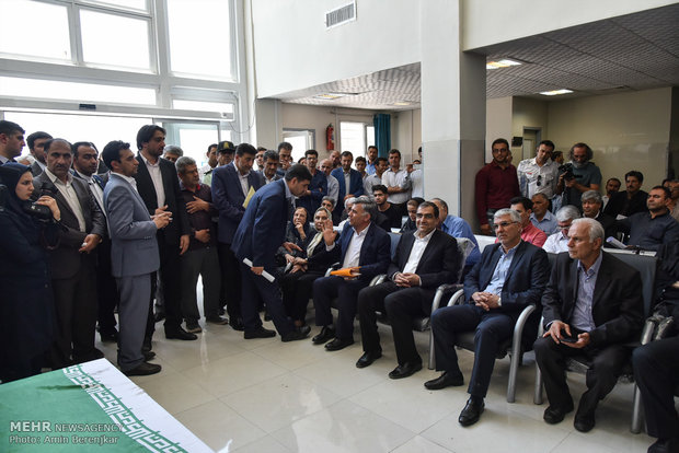 Inauguration of a 32-bed hospital in Fars province