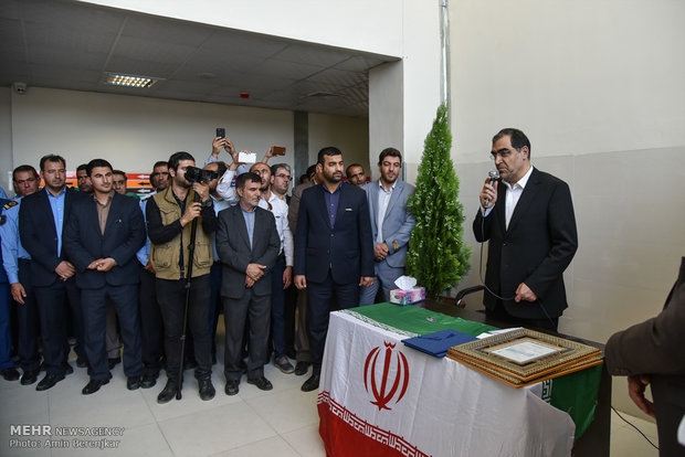 Inauguration of a 32-bed hospital in Fars province