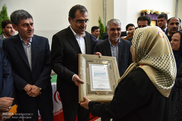 Inauguration of a 32-bed hospital in Fars province