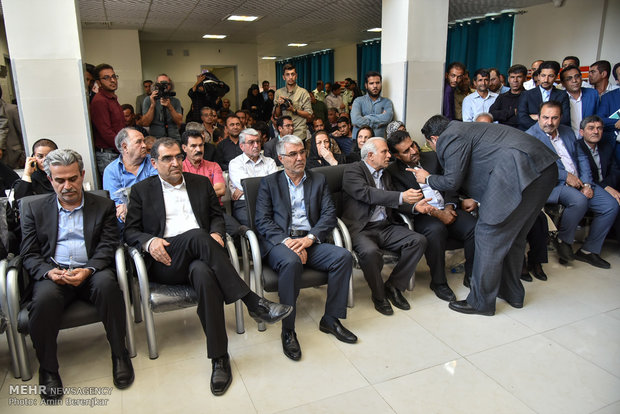 Inauguration of a 32-bed hospital in Fars province