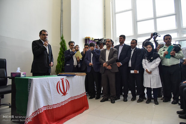 Inauguration of a 32-bed hospital in Fars province