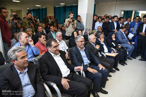 Inauguration of a 32-bed hospital in Fars province