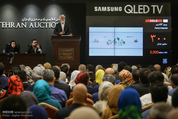 Tehran Auction sells $7.8 mn Iranian artworks