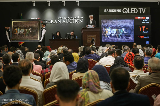 Tehran Auction sells $7.8 mn Iranian artworks