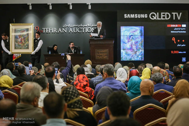 Tehran Auction sells $7.8 mn Iranian artworks