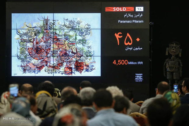 Tehran Auction sells $7.8 mn Iranian artworks