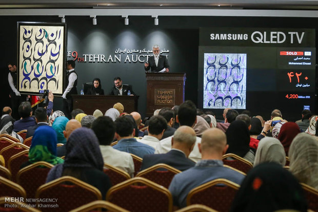 Tehran Auction sells $7.8 mn Iranian artworks