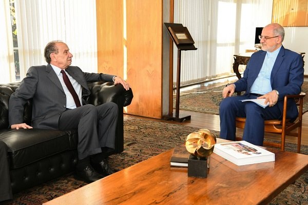 Iranian diplomat talks JCPOA with Brazilian FM