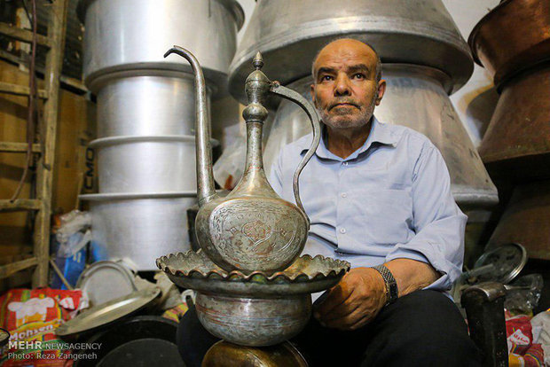 Hamedan's Coppersmith bazaar