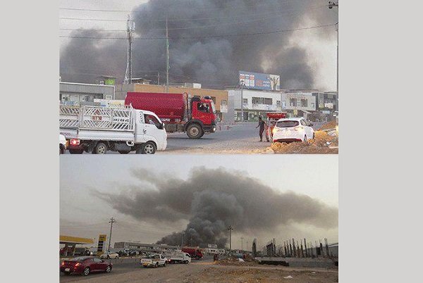 عراق کے صوبہ اربیل میں ہتھیاروں کے گودام میں دھماکہ