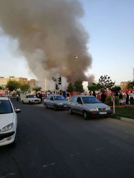 گلشهر کرج کجاست دستفروشی حوادث کرج بازار دستفروشان اخبار کرج آتش سوزی امروز