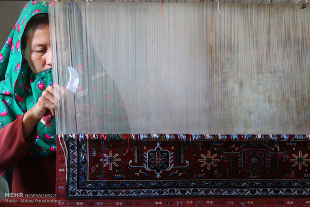 ُUnique Turkmen carpet 'Dorou'