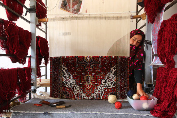 ُUnique Turkmen carpet 'Dorou'