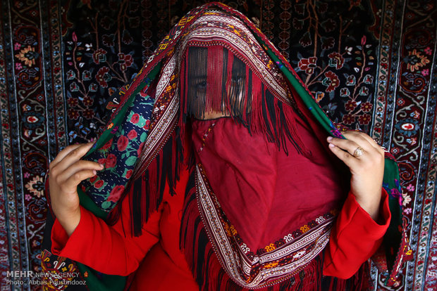 ُUnique Turkmen carpet 'Dorou'