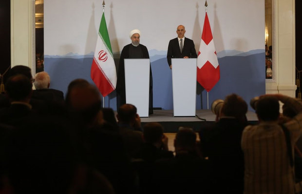 روسای جمهور ایران و سوئیس