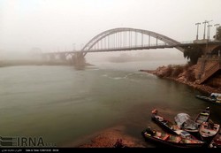 Sand and dust storm in Ahvaz, Khuzestan province, hit the city in late January. 