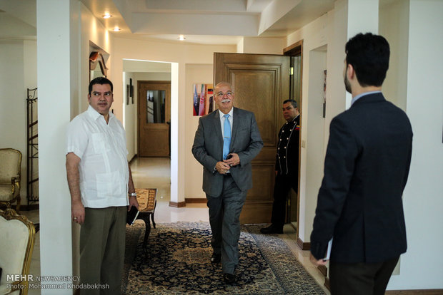 Meeting with Jesus G. Gonzalez at Venezuelan embassy