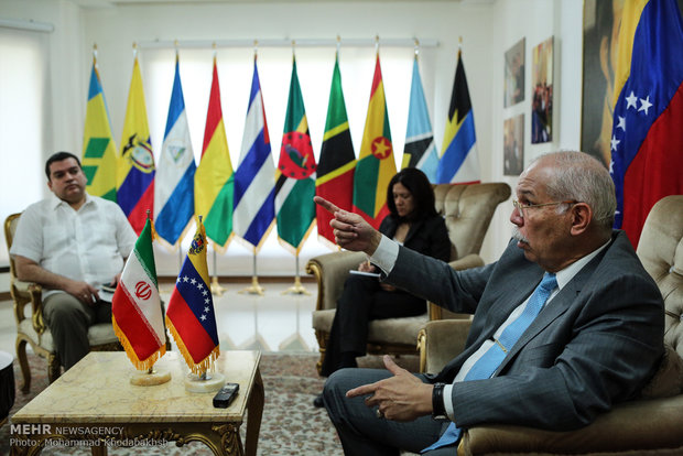 Meeting with Jesus G. Gonzalez at Venezuelan embassy