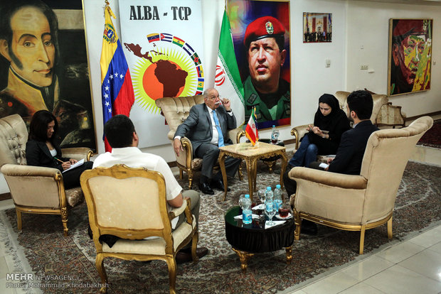 Meeting with Jesus G. Gonzalez at Venezuelan embassy