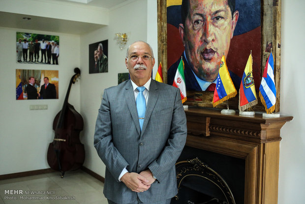 Meeting with Jesus G. Gonzalez at Venezuelan embassy