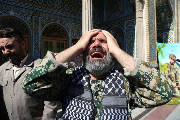 تشییع پیکر شهید محمد ابراهیم رشید در قم