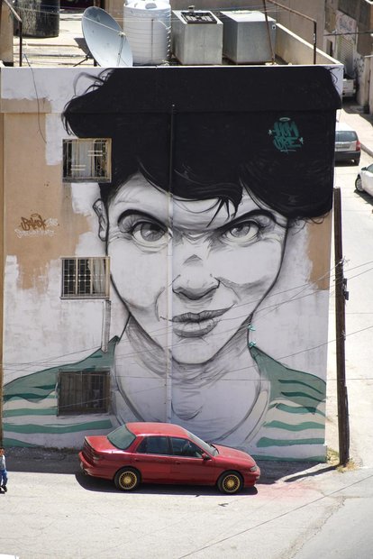 نقاشی های دیواری در امان‎