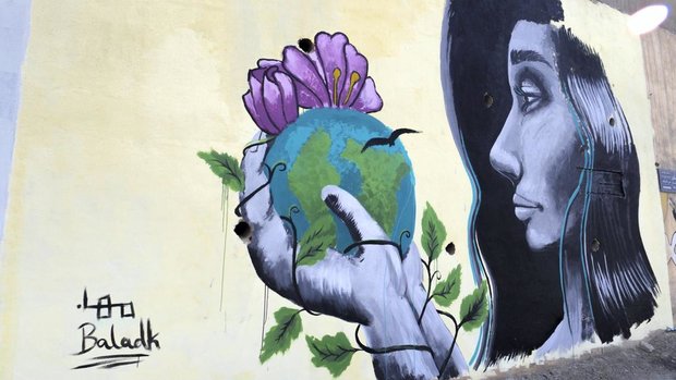 نقاشی های دیواری در امان‎