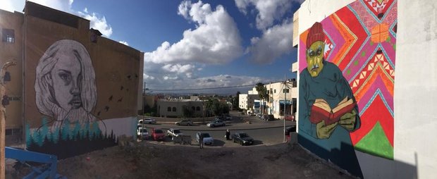 نقاشی های دیواری در امان‎