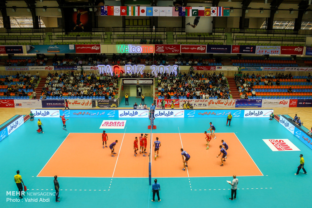 Iran vs Chinese Taipei at Asian U18 Volleyball C'ships