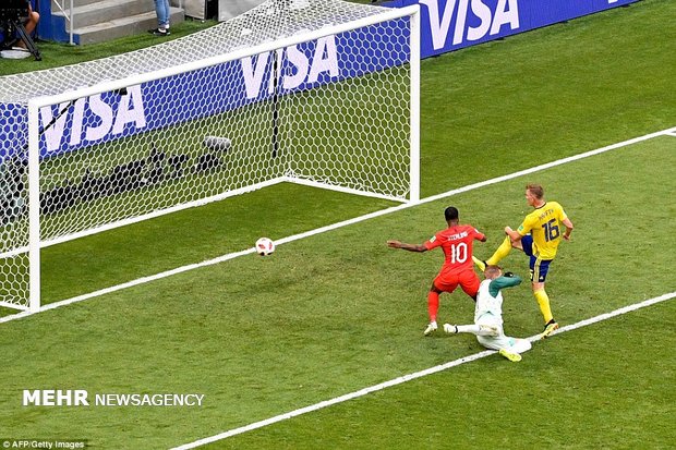 دیدار تیم های ملی فوتبال سوئد و انگلیس