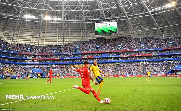 دیدار تیم های ملی فوتبال سوئد و انگلیس