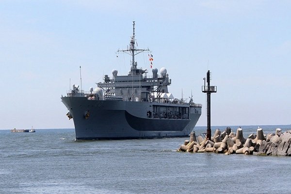 کشتی سرفرماندهی نیروی دریائی آمریکا وارد دریای‌سیاه شد