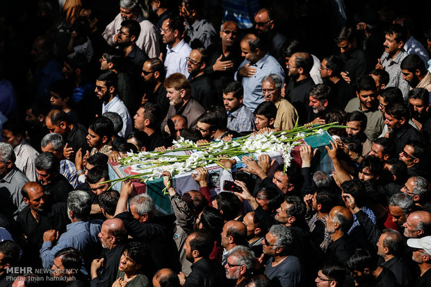 تشییع پيكر شهيدسهرابلويی در همدان
