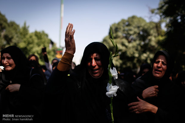 تشییع پيكر شهيدسهرابلويی در همدان
