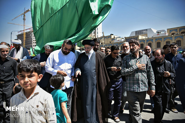 Mourners in Mashahhd mark Imam Sadegh martyrdom 