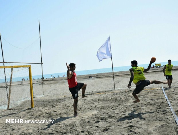 اردوی تیم ملی هندبال ساحلی ایران در آستارا