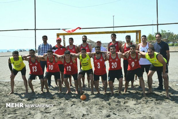 اردوی تیم ملی هندبال ساحلی ایران در آستارا